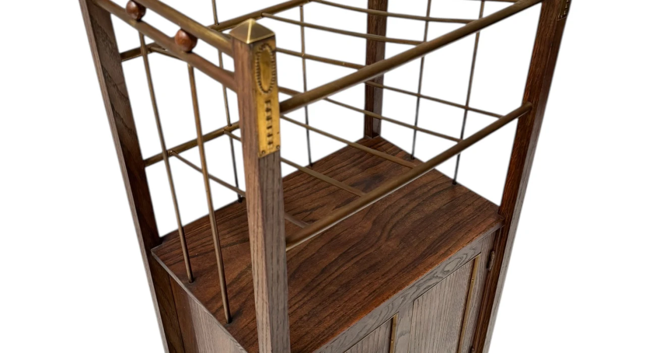 Arts & Crafts Art Nouveau Magazine Stand by Meubelmagazijn Rembrandt Amsterdam